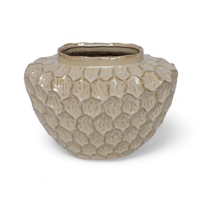 VASO TONDO BARON BINGHAM CREMA H.28